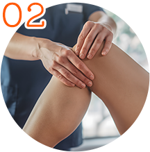 筋肉と骨格を考えた施術